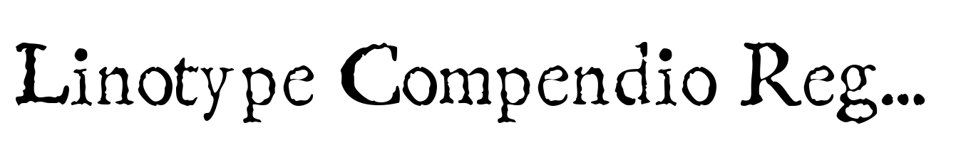 Linotype Compendio Regular